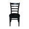 International Concepts Set of 2 Emily Side Chairs, Black C46-617P - alternate 9